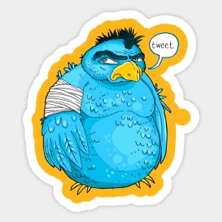 Tweet responsibly Sticker